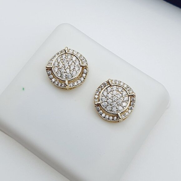 "925 Sterling Silver Plated CZ Earrings, EVBRS446 - Picture 7 of 10